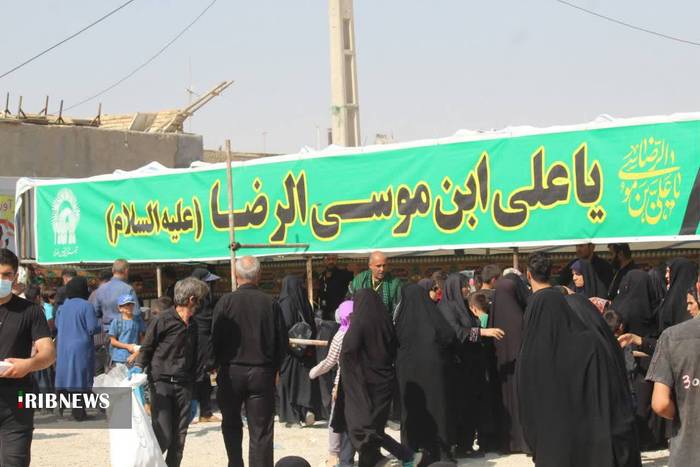 حضور هزاران نفر در آیین پیاده‌روی رضوی در بهبهان