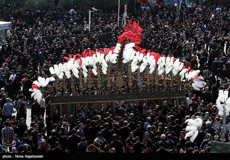 عکس/ عزاداری شهادت امام رضا (ع) در مشهد