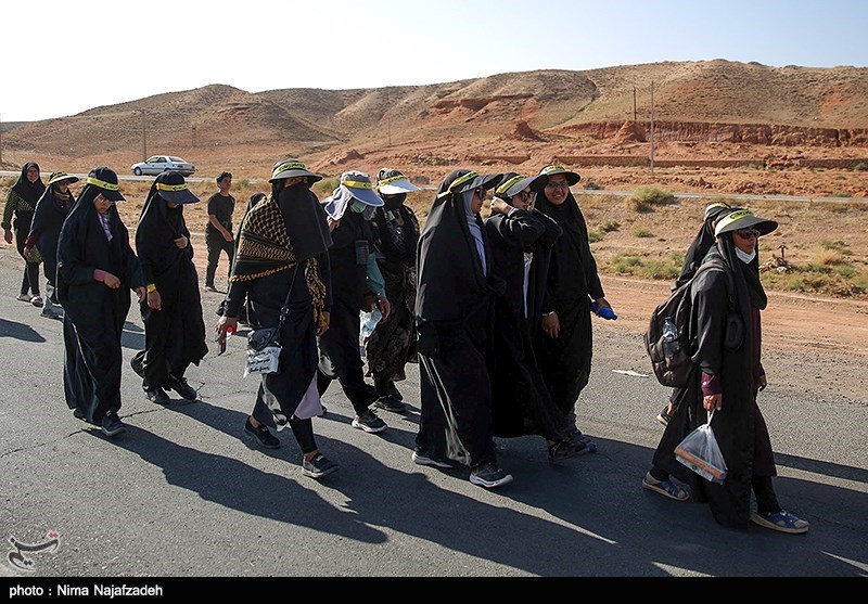 پیاده روی زائران امام رضا (ع)  