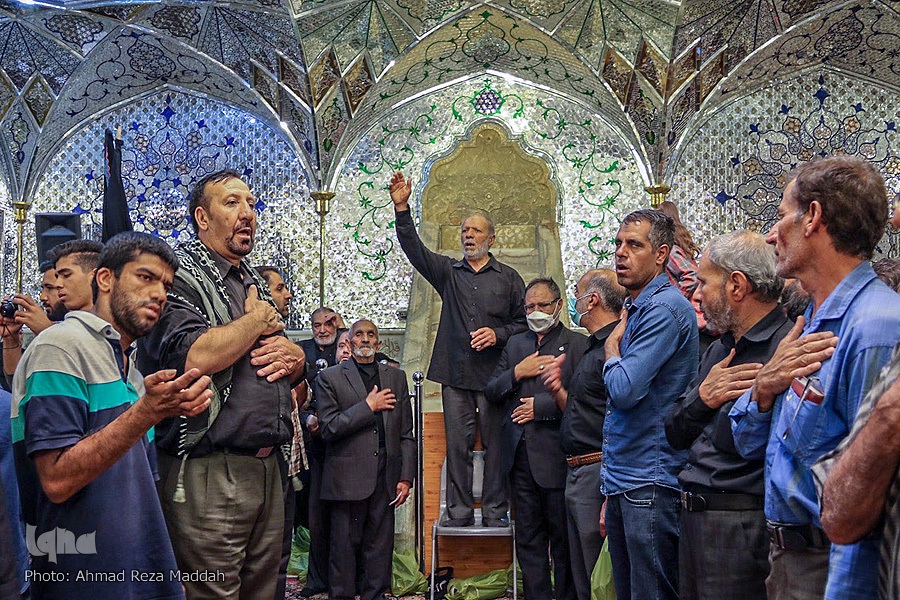 عزاداری روز شهادت حضرت امام رضا(ع) در حرم شاهچراغ(ع)