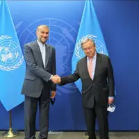 دیدار امیرعبداللهیان با دبیرکل سازمان ملل 