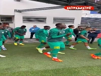 پخش سرود «ای ایران ای مرز پر گهر» پیش از شروع بازی تیم‌ملی مقابل سنگال