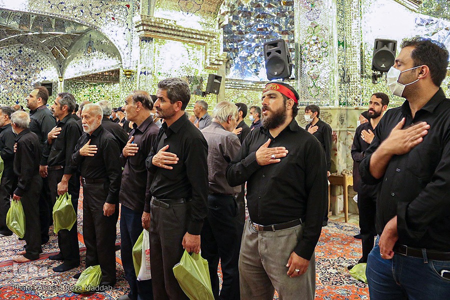عزاداری روز شهادت حضرت امام رضا(ع) در حرم شاهچراغ(ع)