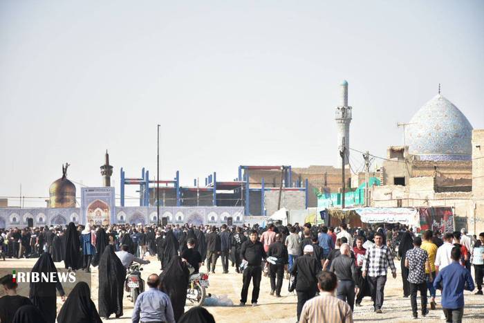 حضور هزاران نفر در آیین پیاده‌روی رضوی در بهبهان