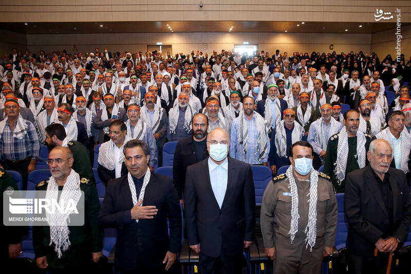 حضور قالیباف در همایش تجلیل از پیشکسوتان دفاع مقدس