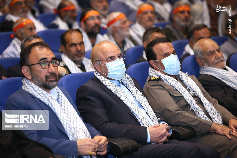 حضور قالیباف در همایش تجلیل از پیشکسوتان دفاع مقدس