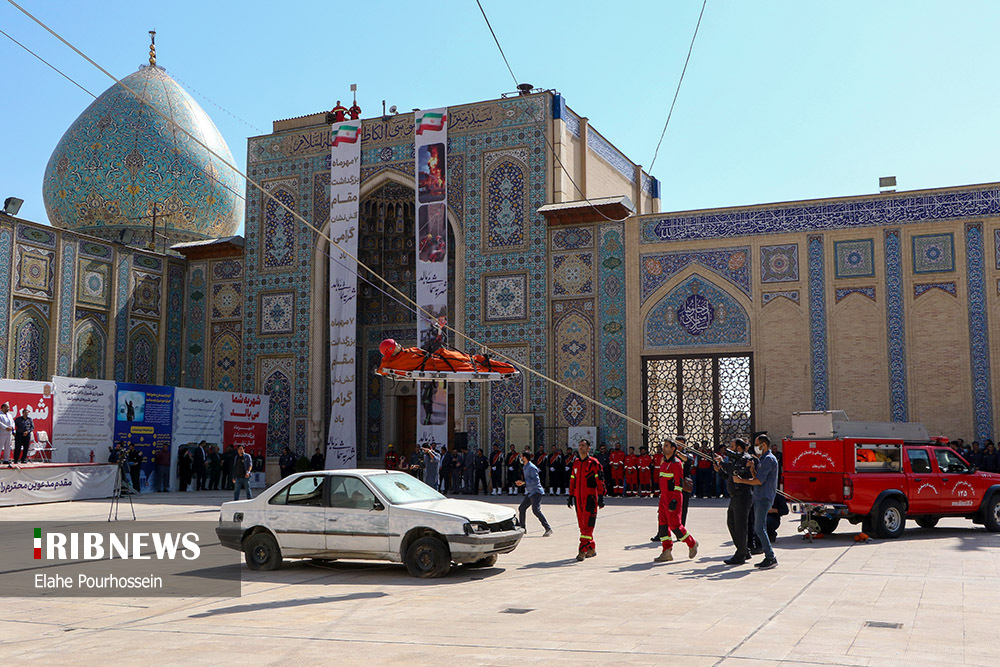مراسم بزرگداشت روز آتش نشان و خدمات ایمنی در شیراز