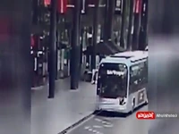 آتش گرفتن عجیب اتوبوس