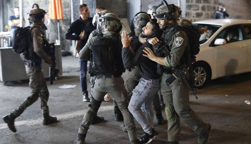 زخمی شدن ۱۲ فلسطینی در درگیری با نظامیان صهیونیستی