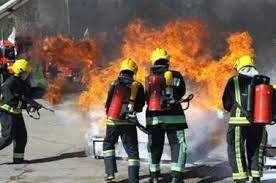 کبود تجهیزات آتش‌نشانی در الیگودرز