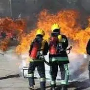 کبود تجهیزات آتش‌نشانی در الیگودرز  