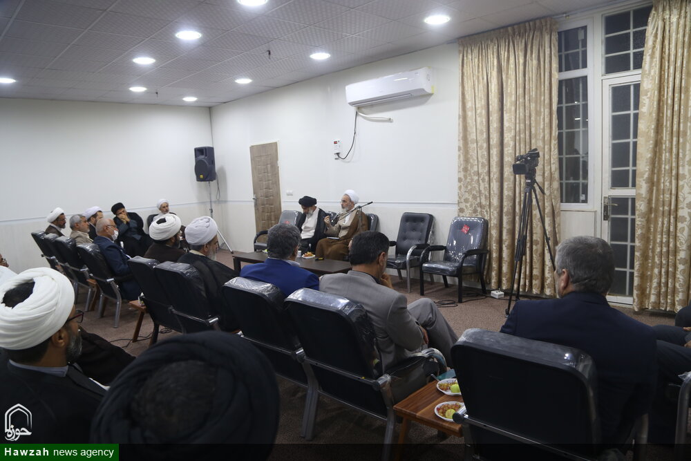 دیدار مسئولان استان خوزستان با آیت‌الله اعرافی