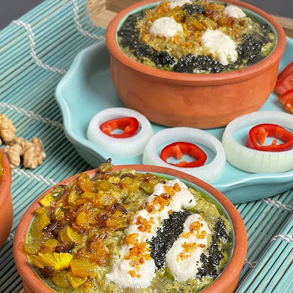 کشک بادمجان رژیمی و بسیار خوشمزه در فر