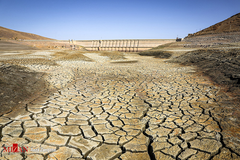 عکس/ خشک شدن سد اکباتان همدان