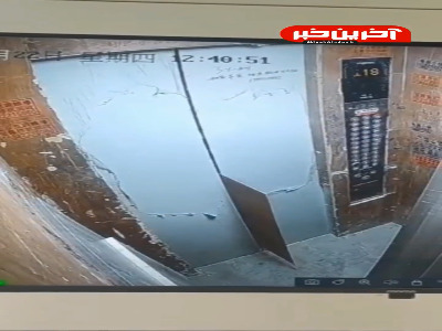 شیوه نادرست جا به جایی وسیله با آسانسور