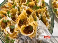 تهیه جامبو شلز به روش سرآشپز افغانستانی