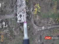 لحظه حمله پهپاد روسی به تجمع پرسنل نیروهای مسلح اوکراین
