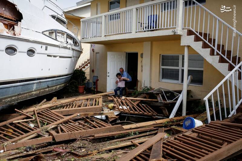 عکس/ بلایی که طوفان بر سر فلوریدا آورد