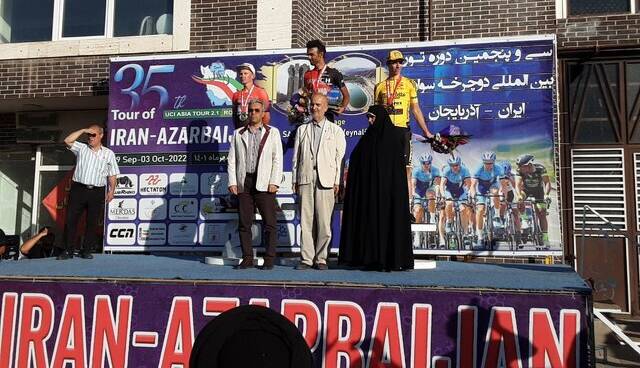 قهرمانی صفرزاده در مرحله چهارم تور دوچرخه‌سواری ایران - آذربایجان