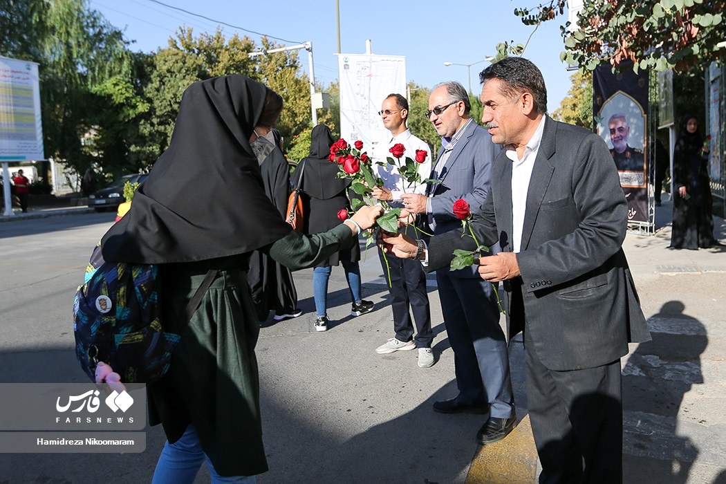 مراسم استقبال از دانشجویان جدیدالورود در دانشگاه اصفهان