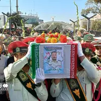 تشییع پیکر مطهر شهیدعبداللهی در سنندج