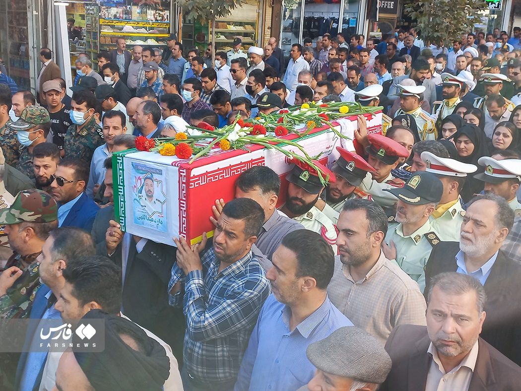تشییع پیکر مطهر شهیدعبداللهی در سنندج