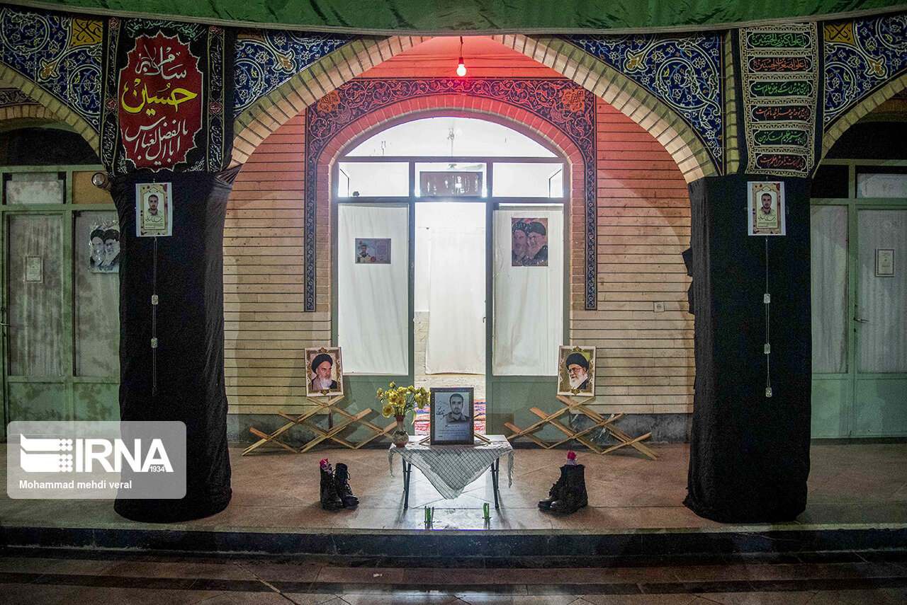 عکس/ وداع با شهید مدافع امنیت مهدی زاهدلویی