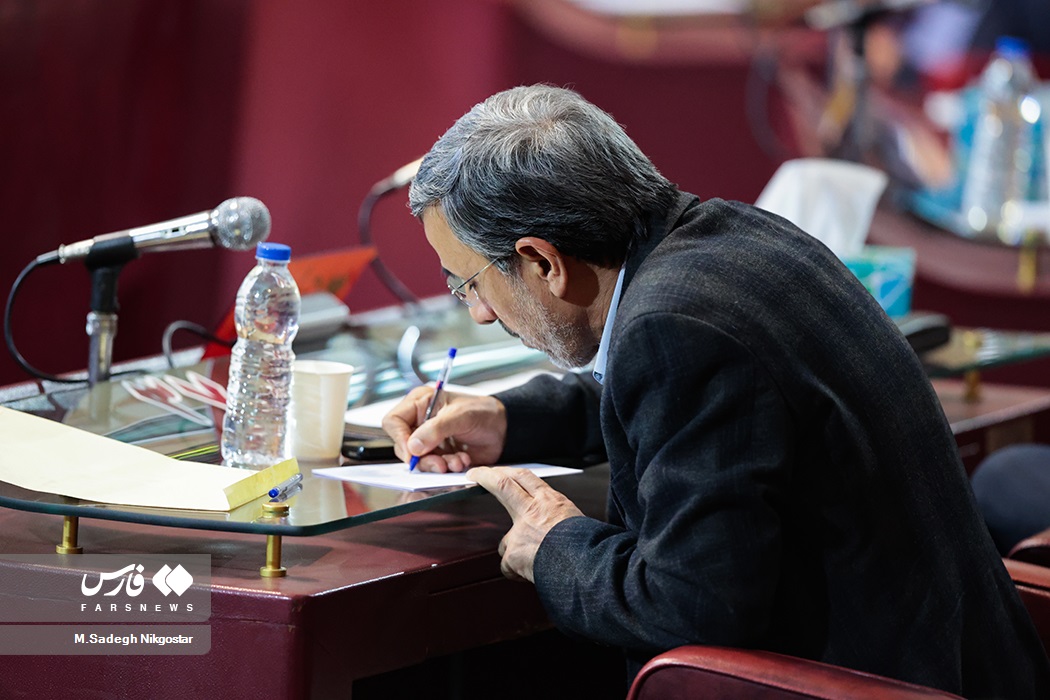 عکس/ حضور احمدی نژاد در مراسم افتتاحیه مجمع تشخیص مصلحت نظام