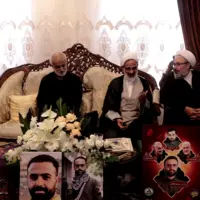 دیدار نماینده ولی فقیه در سپاه با خانواده شهید مدافع امنیت در تبریز