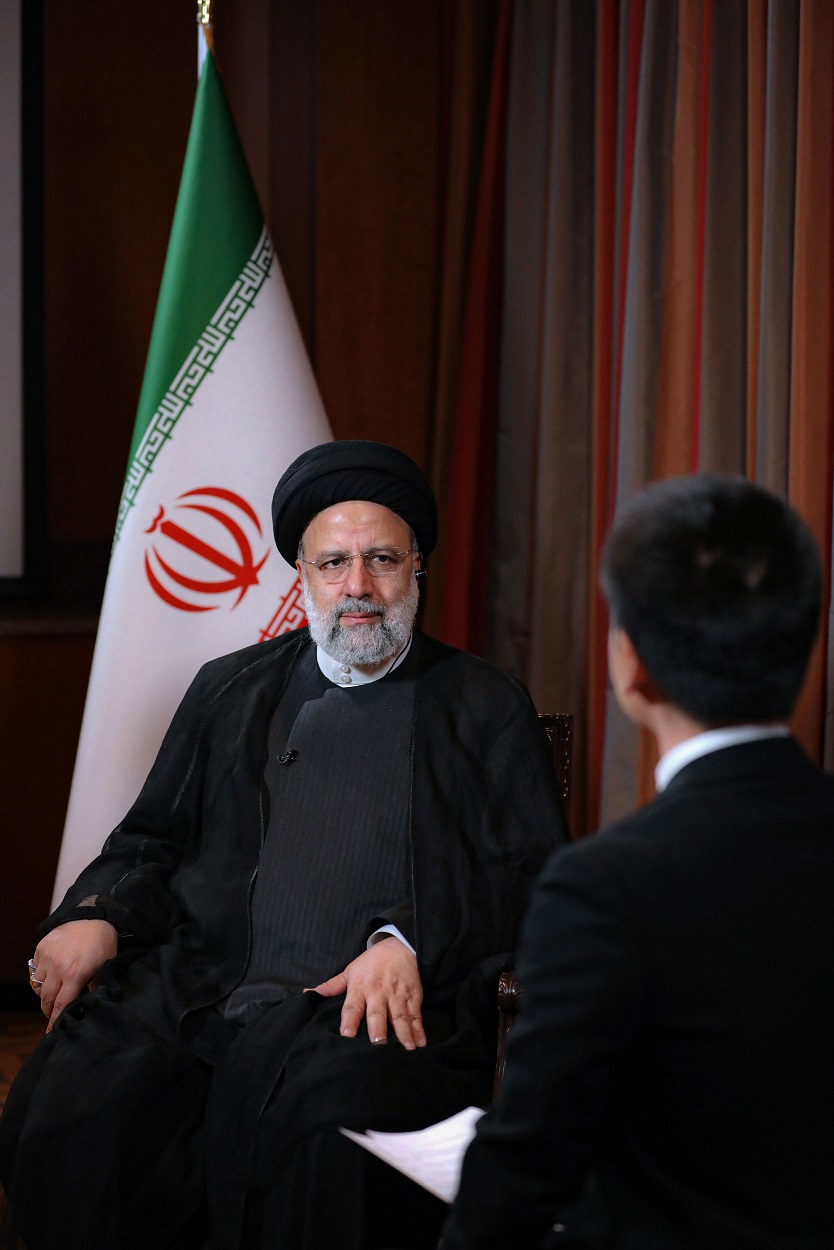 گفتگوی رییس جمهور با شبکه ملی و جهانی تلویزیون چین