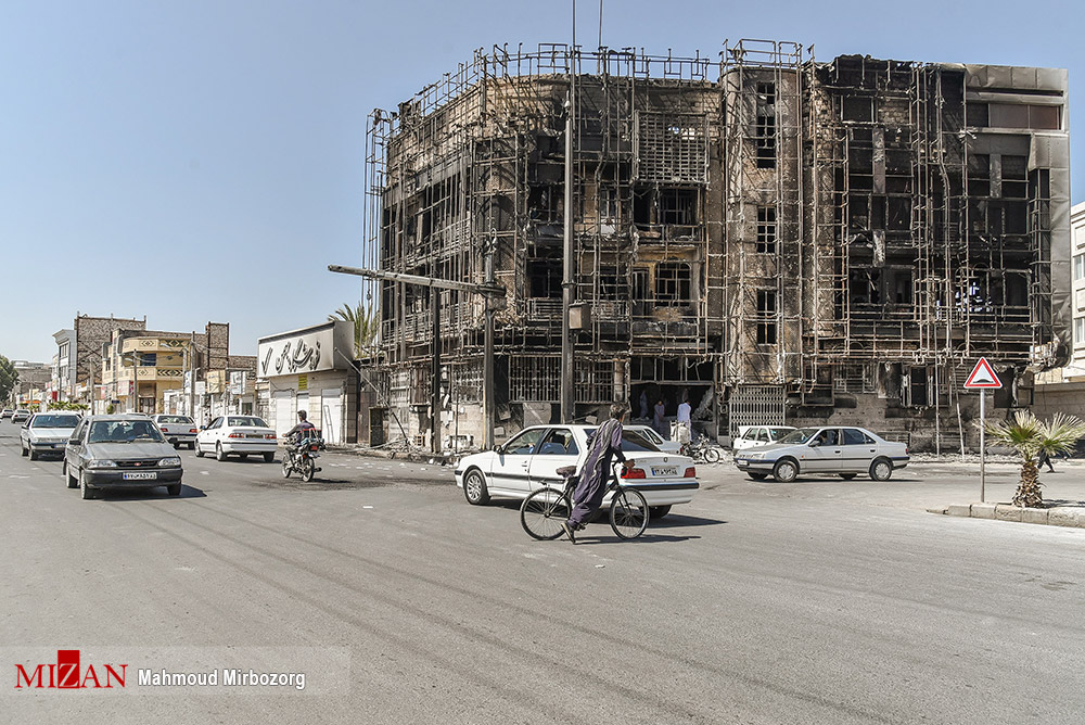 عکس/ خسارات گسترده آشوبگران به اموال عمومی در زاهدان