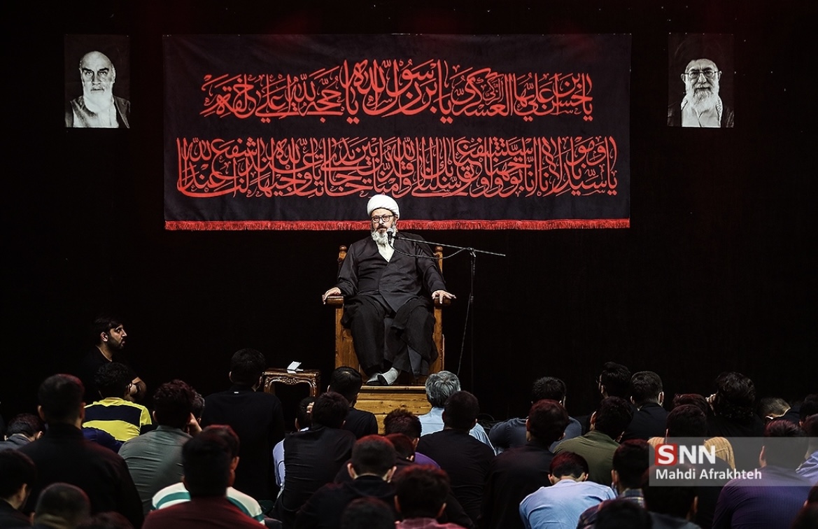 مراسم عزاداری شهادت امام حسن عسکری(ع) در دانشگاه تهران