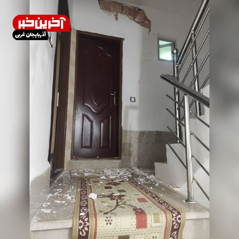 عکس/ خسارت شدید خودرو در زلزله خوی