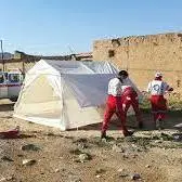 برپایی اسکان اضطراری و چادر‌های امدادی برای زلزله‌زدگان خوی