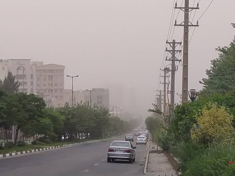 باد و غبار، پدیده‌های غالب جوی استان البرز