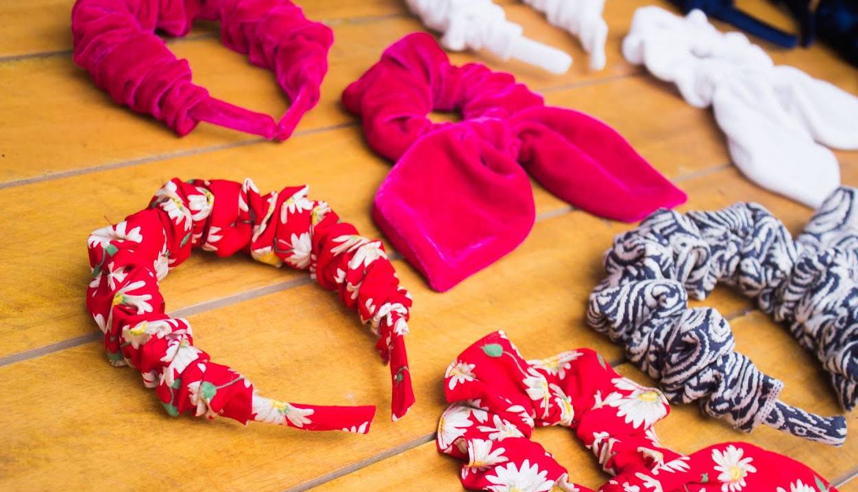 آموزش دوخت تل موی زیبا با پارچه اضافی