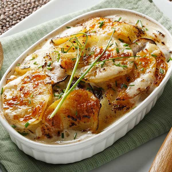 به روشی ساده گراتن سیب زمینی درست کنید