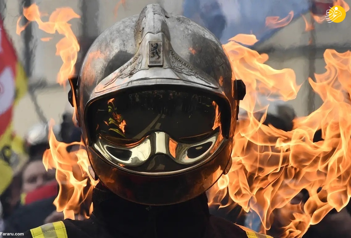 اعتراض به سبک آتش نشانان مادرید