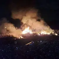 آتش سوزی گسترده در نزدیکی تاسیسات هسته‌ای دیمونا