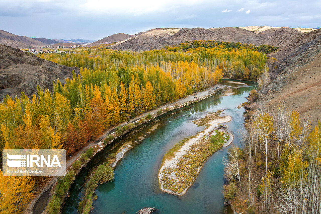 طبیعت پاییزی شهر سامان