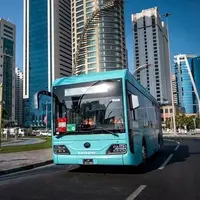استفاده از اتوبوس‌های برقی خودران برای تماشاگران جام جهانی قطر