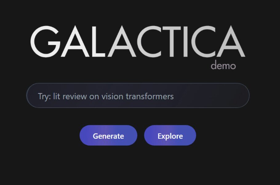 هوش مصنوعی Galactica متا تنها دو روز پس از انتشار از دسترس خارج شد