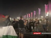 فریاد «اسرائیلی برو بیرون» در حاشیه جام جهانی قطر