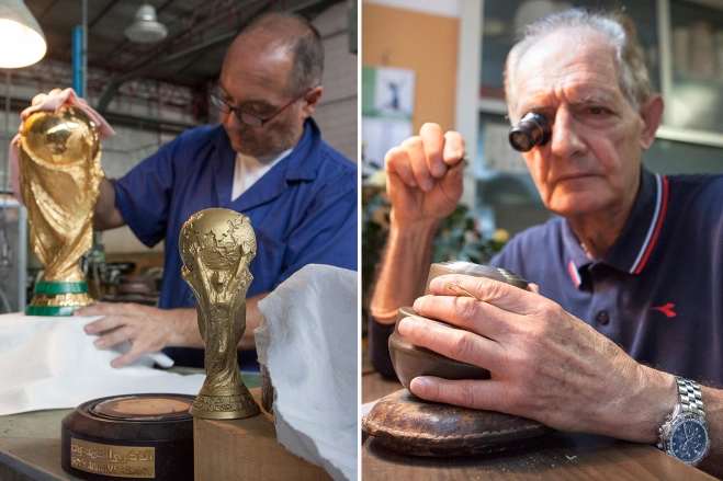 4 گوشه دنیا/ نگاهی به داخل کارخانه کاپ قهرمانی جام جهانی