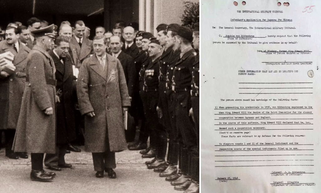 برگی از تاریخ/ کشف نامه وزیر امور خارجه هیتلر به پادشاه بریتانیا
