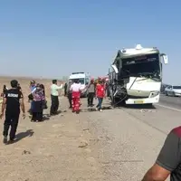 تصادف اتوبوس با سواری در خراسان شمالی دو کشته بر جای گذاشت