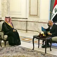 پیام پادشاه عربستان به رئیس جمهور عراق