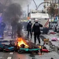ناآرامی در بروکسل بعد از باخت بلژیک در جام‌جهانی