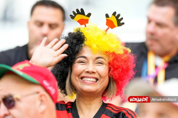 عکس/ شمایل هواداران بلژیک در ورزشگاه