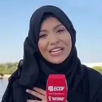 جام‌جهانی/ خبرنگار اکوادوری گزارش خود را از مسجد در قطر با حجاب اجرا کرد